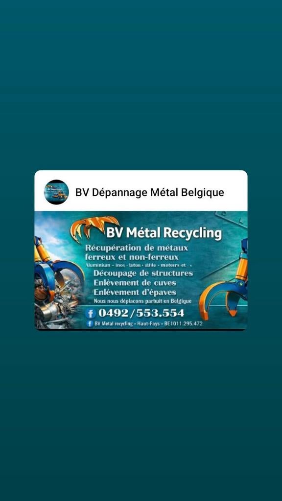 Nous récupérons les metaux, Enlèvement
