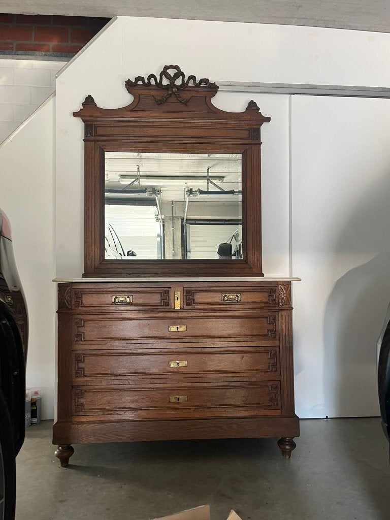 Kast met spiegel, Enlèvement, Comme neuf