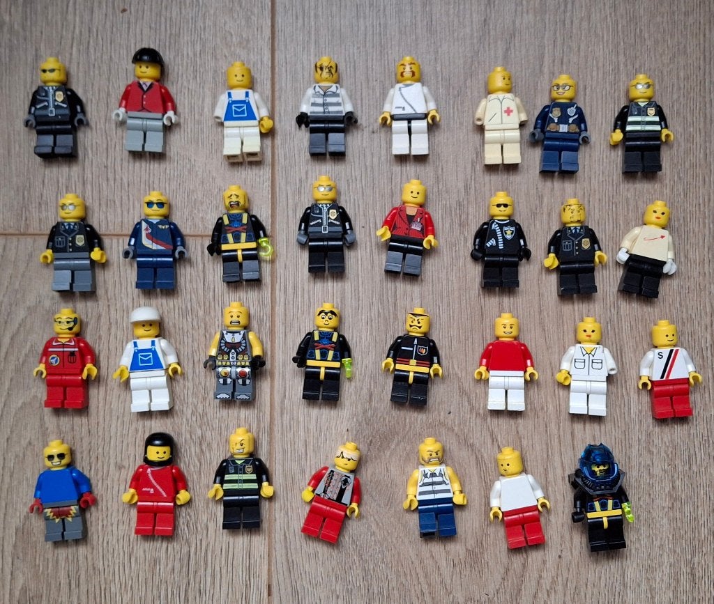 31 FIGURINES LEGO vintage, Enlèvement ou Envoi, Utilisé, Minifigurine, Lego
