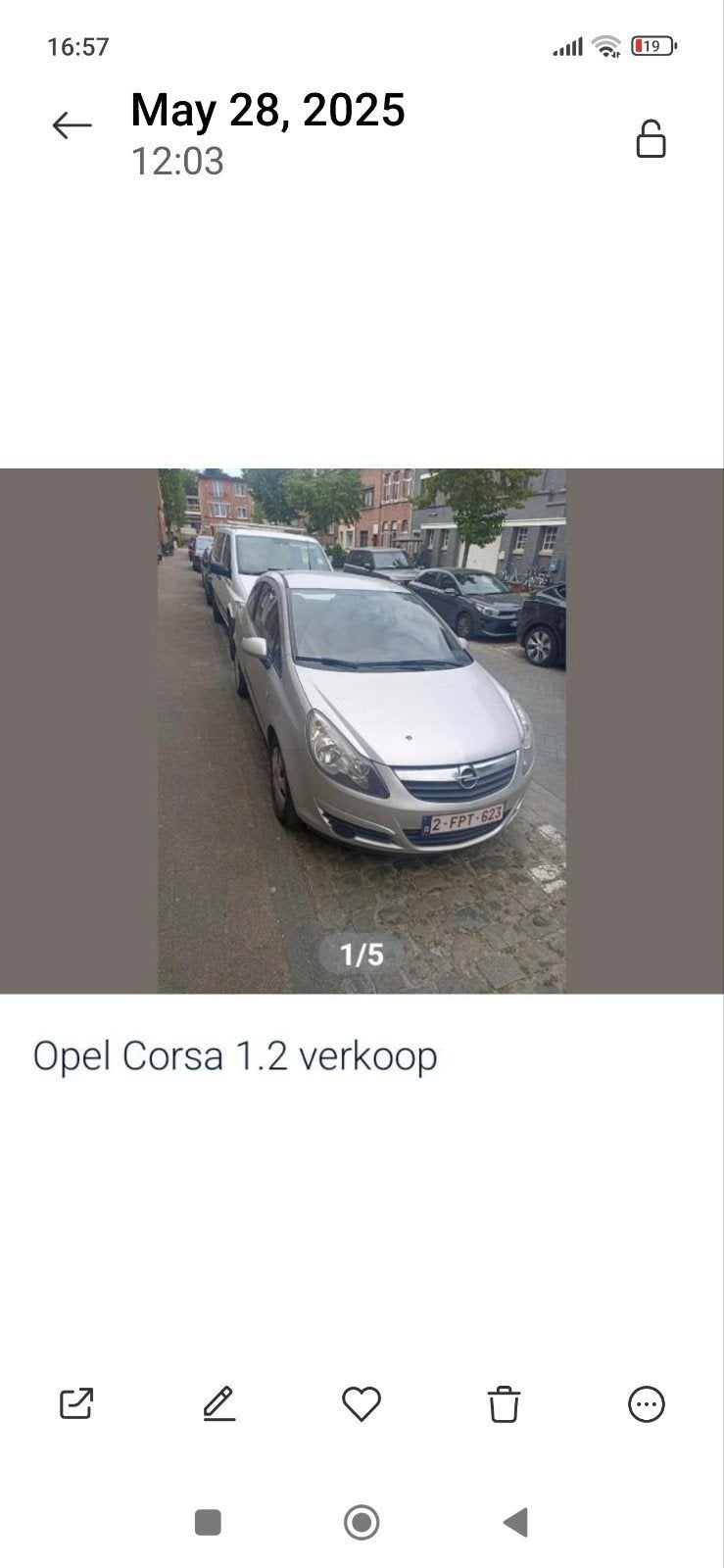 Opel Corsa 1.2, 2010, 195000 km, Auto's, Opel, Bedrijf, Te koop, Corsa