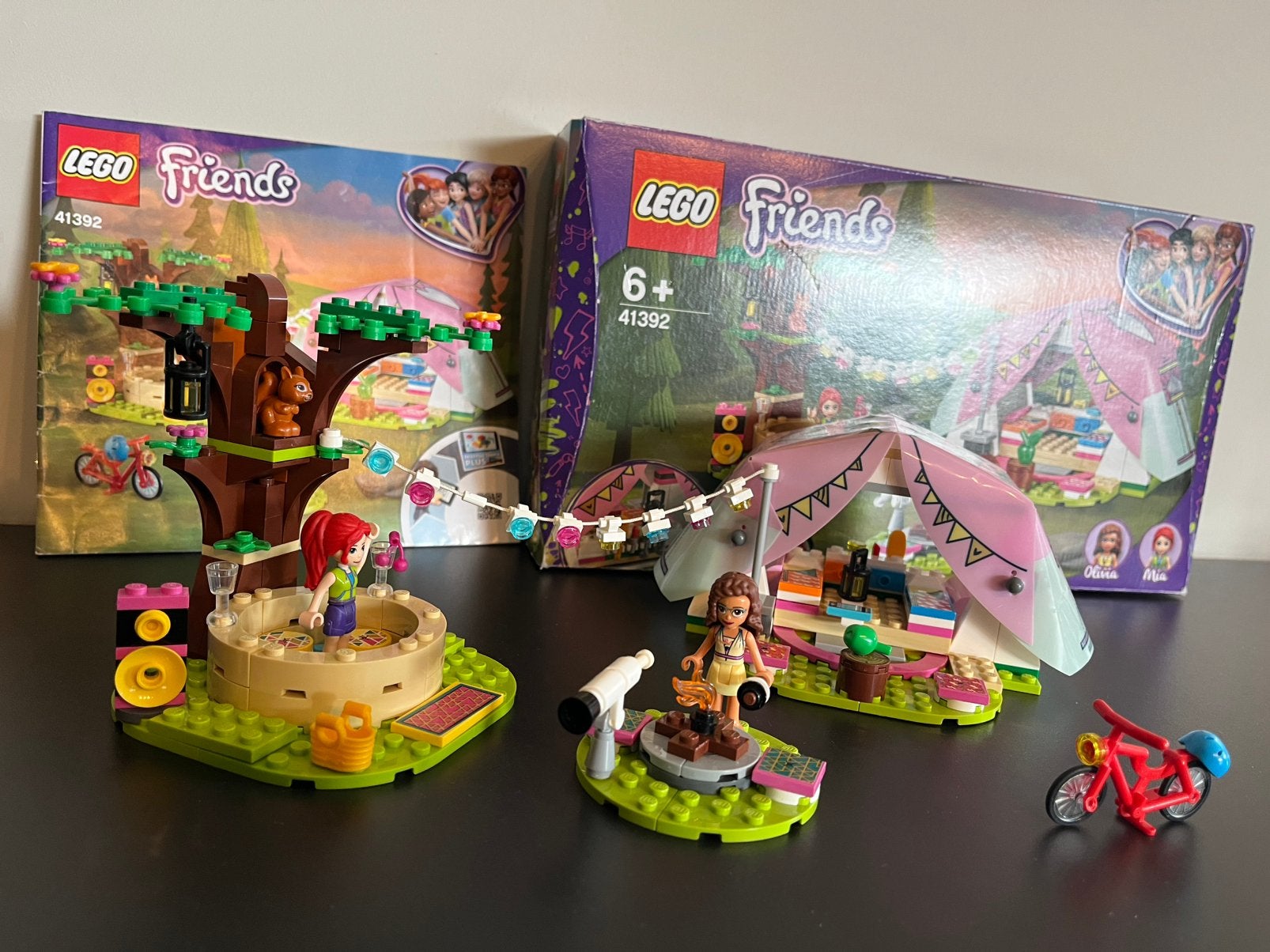 Lego Friends 41392 - glamping in de natuur, Ophalen, Lego, Inclusief accessoires, Friends