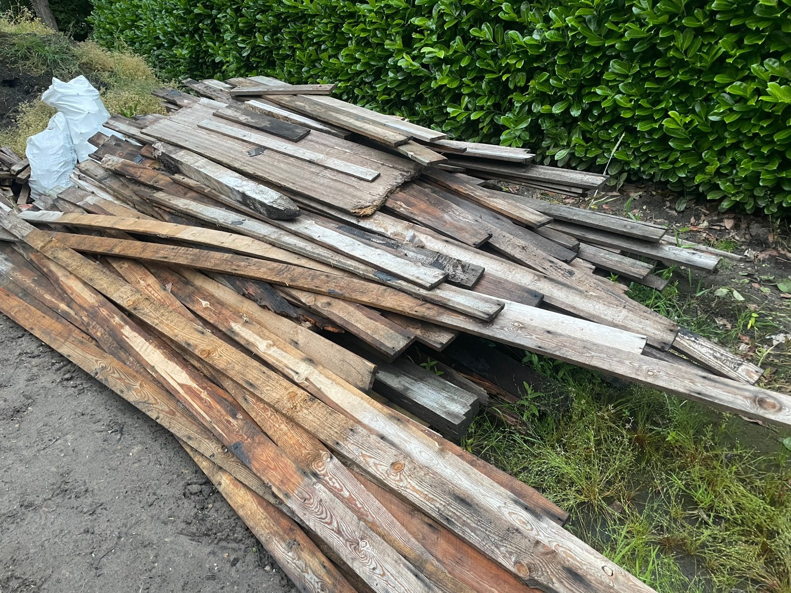 Sloophout gratis, Doe-het-zelf en Bouw, Hout en Planken, Ophalen, Gebruikt, Plank