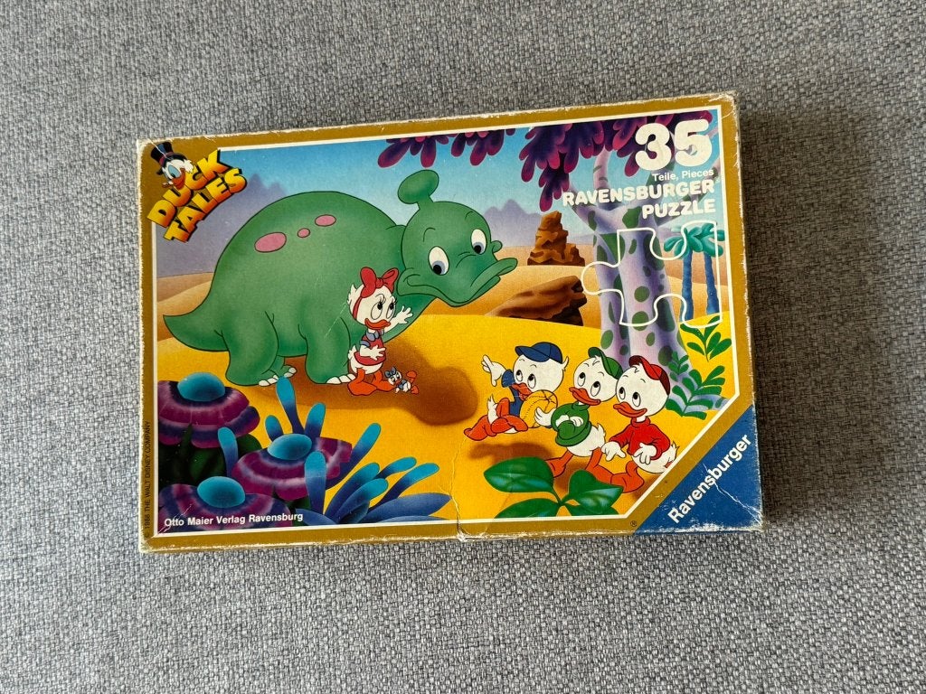 174. Puzzel - Kind Duck Tales 35 stuks, Enlèvement ou Envoi, 10 à 50 pièces, Neuf, 2 à 4 ans
