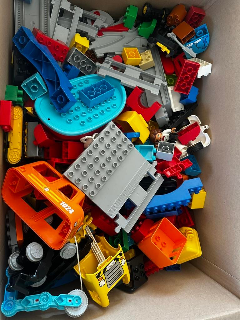 Lego dublo trein, Ophalen, Gebruikt