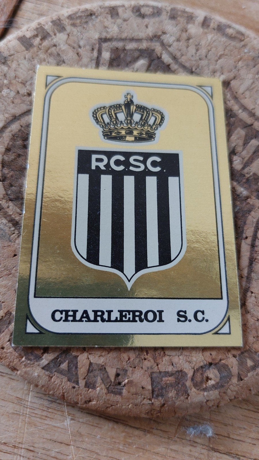 Autocollant Panini Football 77 R.C.S.C Charleroi, Collections