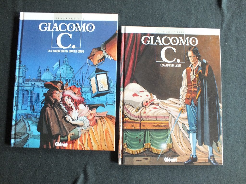 GIACOMO C (2 ALBUMS).       EDITIONS GLENAT, Série complète ou Série, Enlèvement ou Envoi, Neuf, DUFAUX - GRIFFO