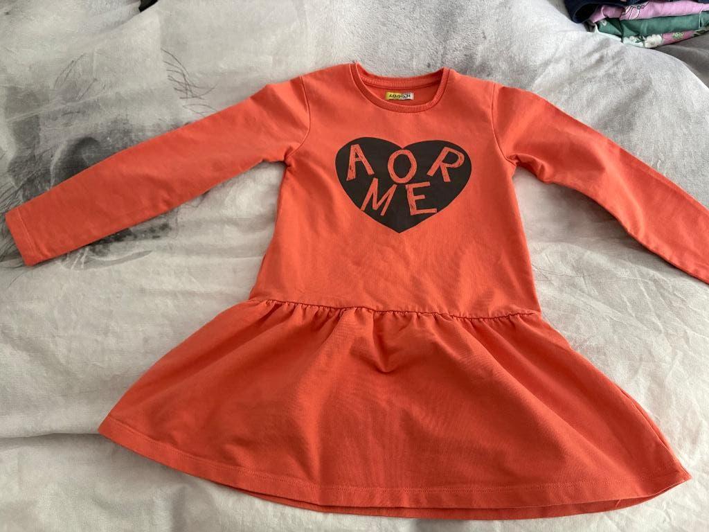 Oranje kleedje maat 122 / 7 jaar, Losan, Robe ou Jupe, Comme neuf, Enlèvement