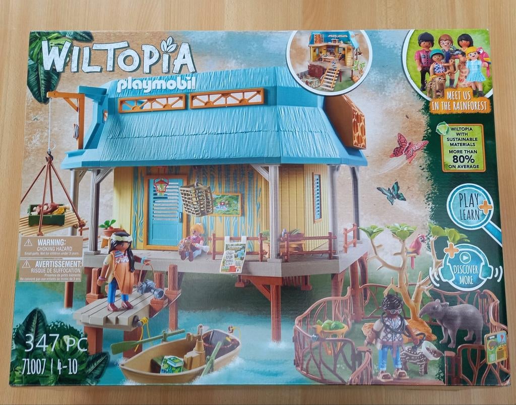 Playmobil Wiltopia 71001 dierenverzorgingscentrum, Ophalen, Zo goed als nieuw, Complete set