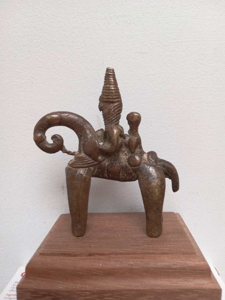 Cavalier Sao en bronze. Pièce unique., Envoi