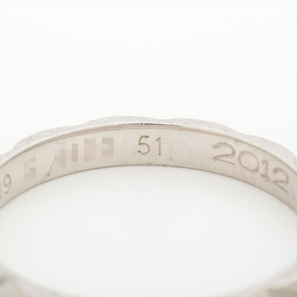 Bague Chanel Coco Crush Matelassée 51, Bijoux, Sacs & Beauté, Plus petit que 17, Utilisé, Argent, Envoi