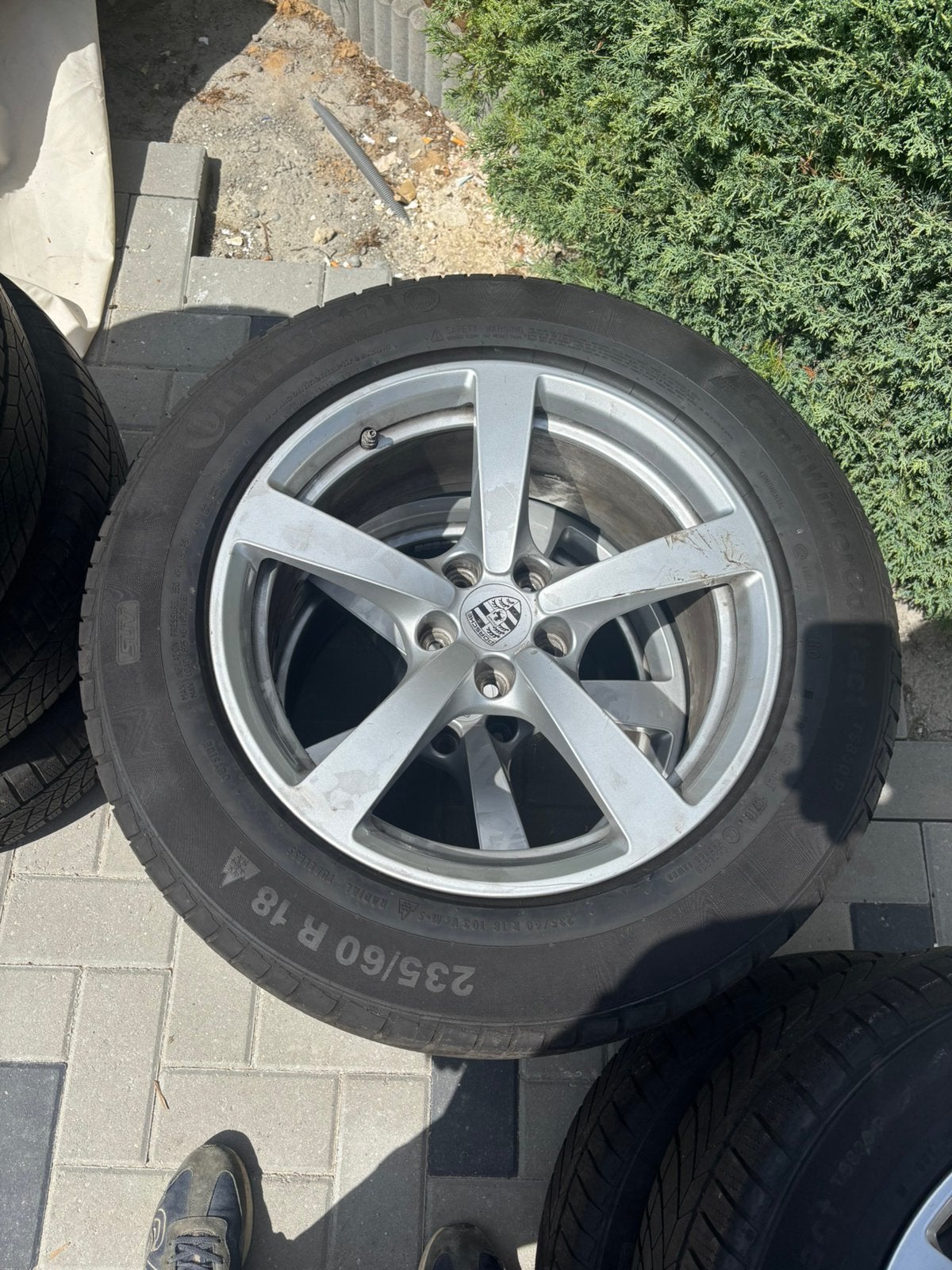 Porsche Cayenne 18p velgen, Auto-onderdelen, Ophalen, 18 inch, Velg(en)