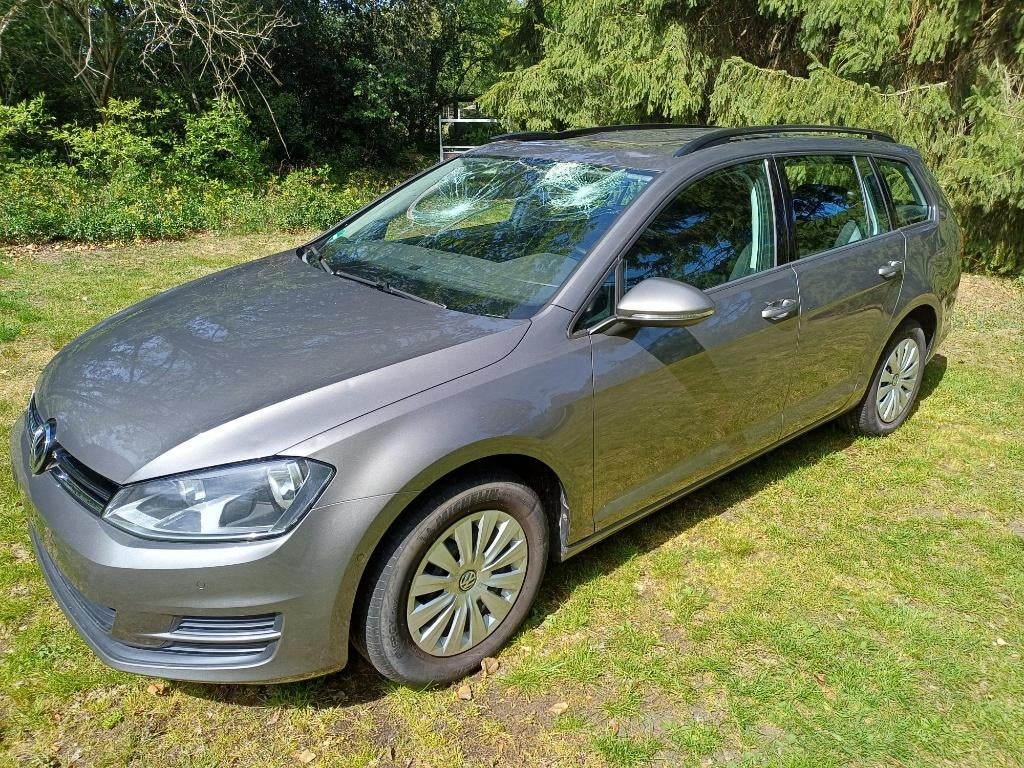 VW Golf VII VARIANT 1.4 TSI, Auto's, Stof, Navigatiesysteem, 1395 cc, Break