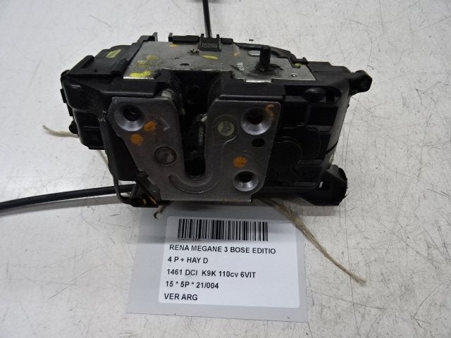 PORTIERSLOT LINKS ACHTER Renault Megane III Berline (BZ), Gebruikt, Achter, Renault