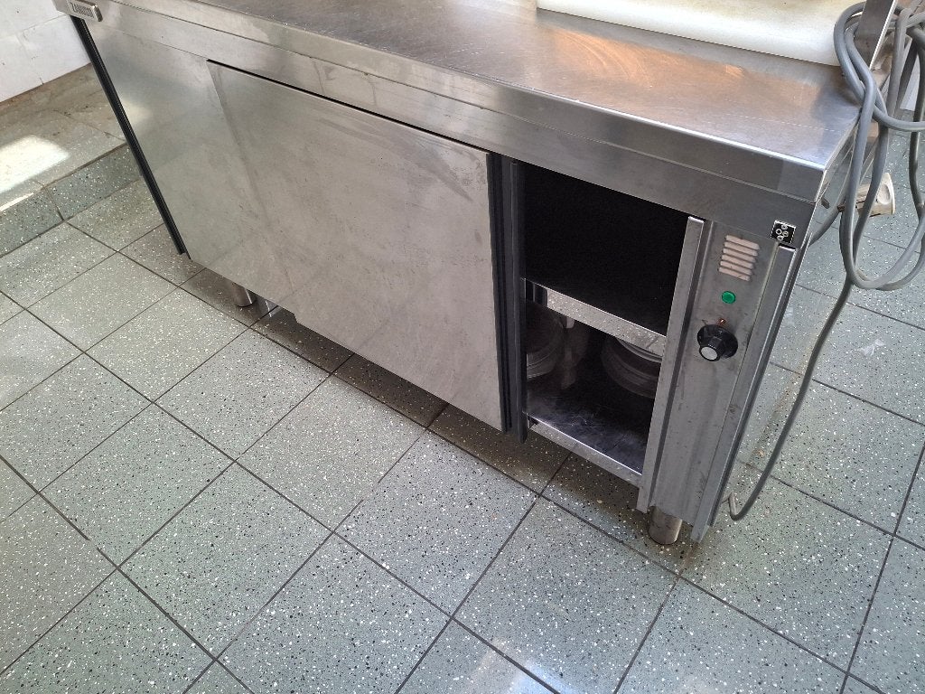 Professionele warmhoudkast Inox Zanussi, Ophalen, Gebruikt, Inox Meubilair
