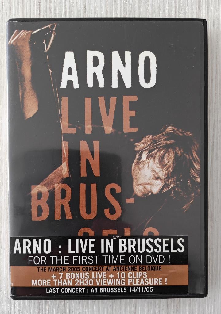 ARNO - Live in Brussels (DVD), CD & DVD, DVD | Musique & Concerts, Comme neuf, Musique et Concerts, Tous les âges, Enlèvement ou Envoi
