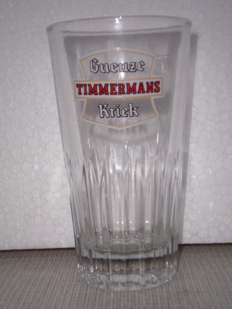 glas Timmermans Geuze / Kriek 25 cl, Enlèvement ou Envoi, Comme neuf, Verre à bière