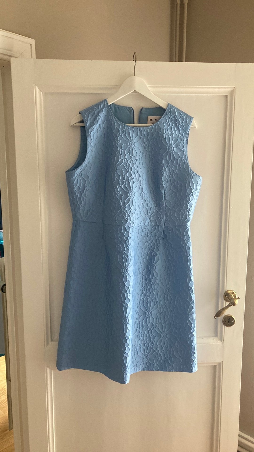 Max Mara kleed, Enlèvement, Comme neuf, Taille 42/44 (L), Bleu