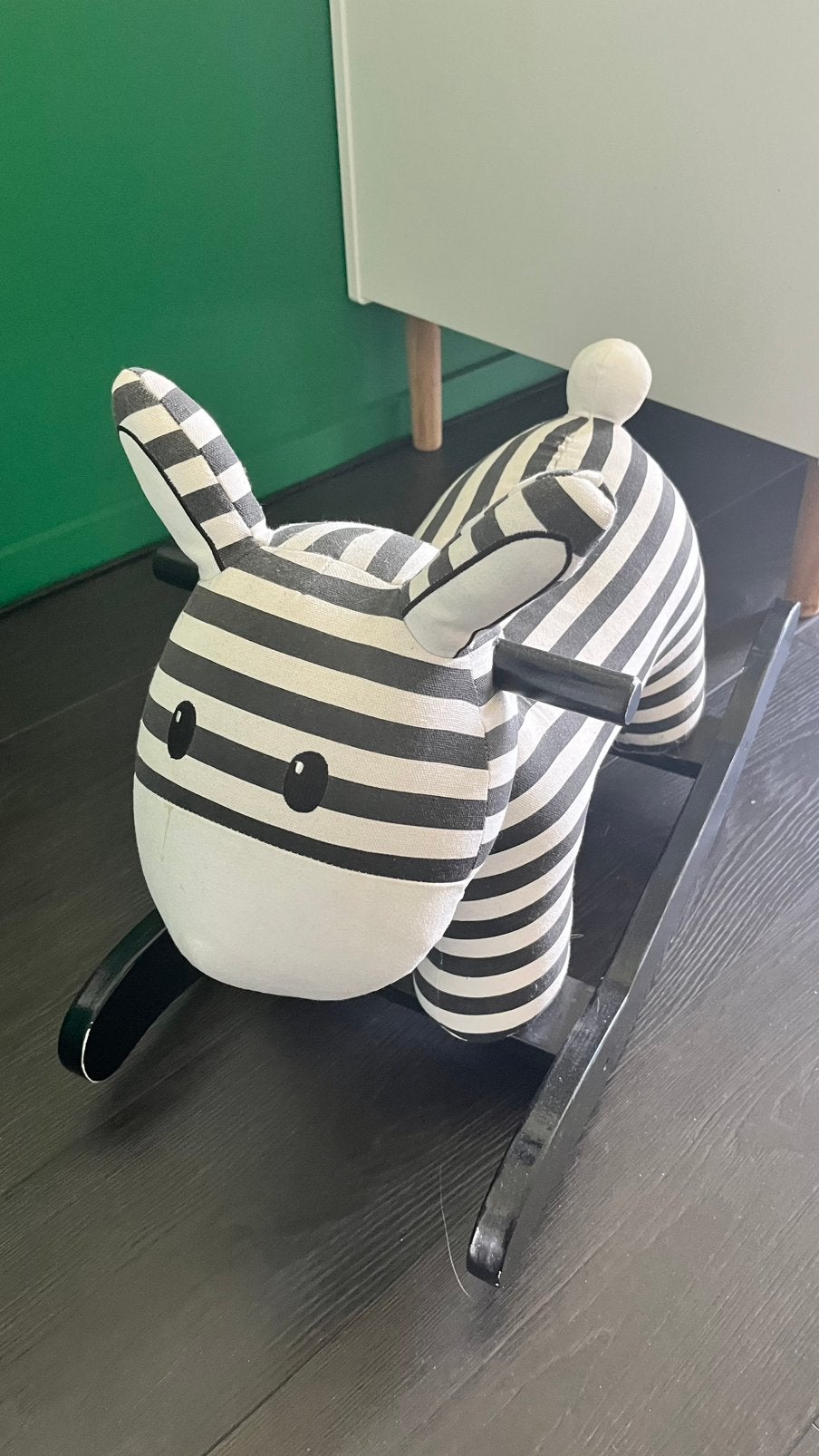 Zebra hobbelpaard, Kinderen en Baby's, Speelgoed | Hobbelfiguren, Ophalen, Gebruikt