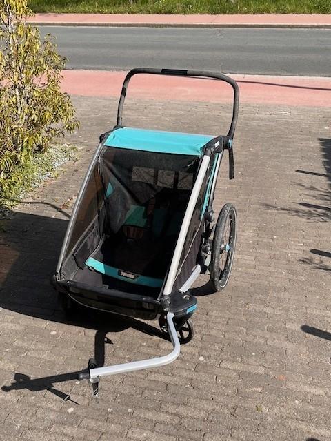 Thule fietskar Chariot Lite 2 zit, THULE, 40 à 60 kg, Enlèvement, Utilisé