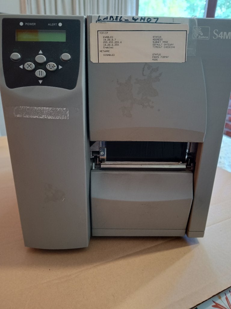 Zebra S4M labelprinter label printer barcode, Ophalen, Gebruikt, Zebra