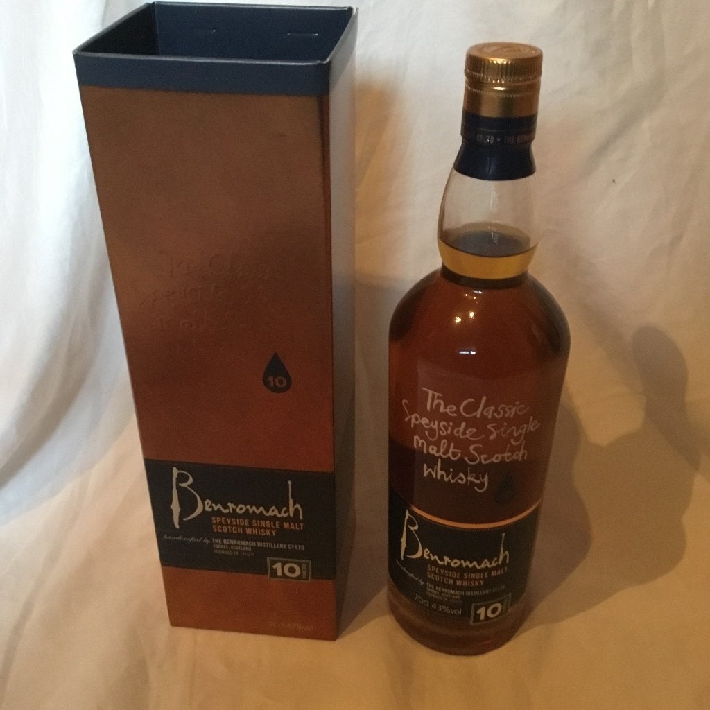 Benromach, 10j. , 0,75 l, 43 %, Enlèvement ou Envoi, Pleine