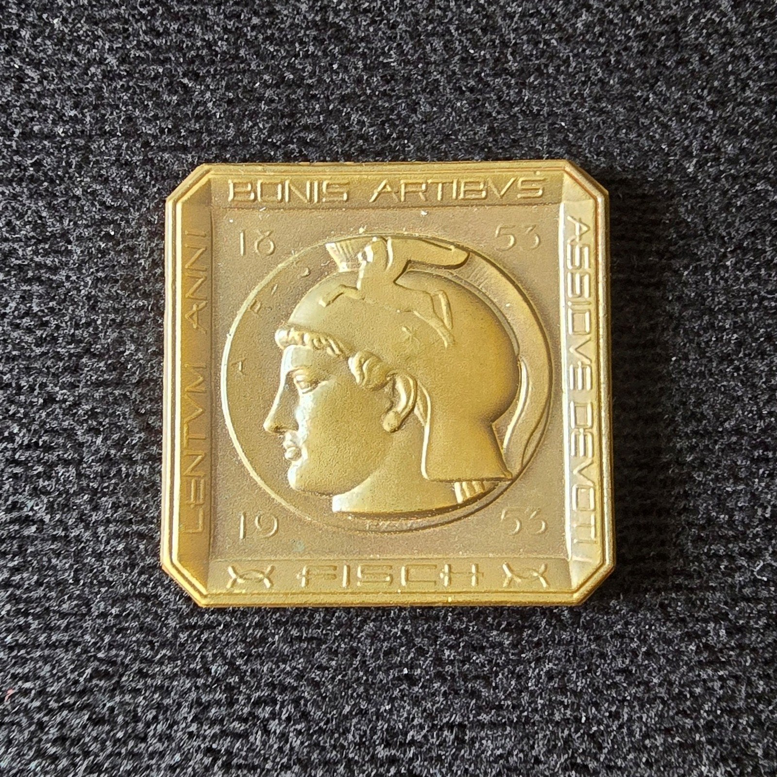 Médaille jeton nouvel an 1999 Fisch Belgique rare new year, Enlèvement ou Envoi