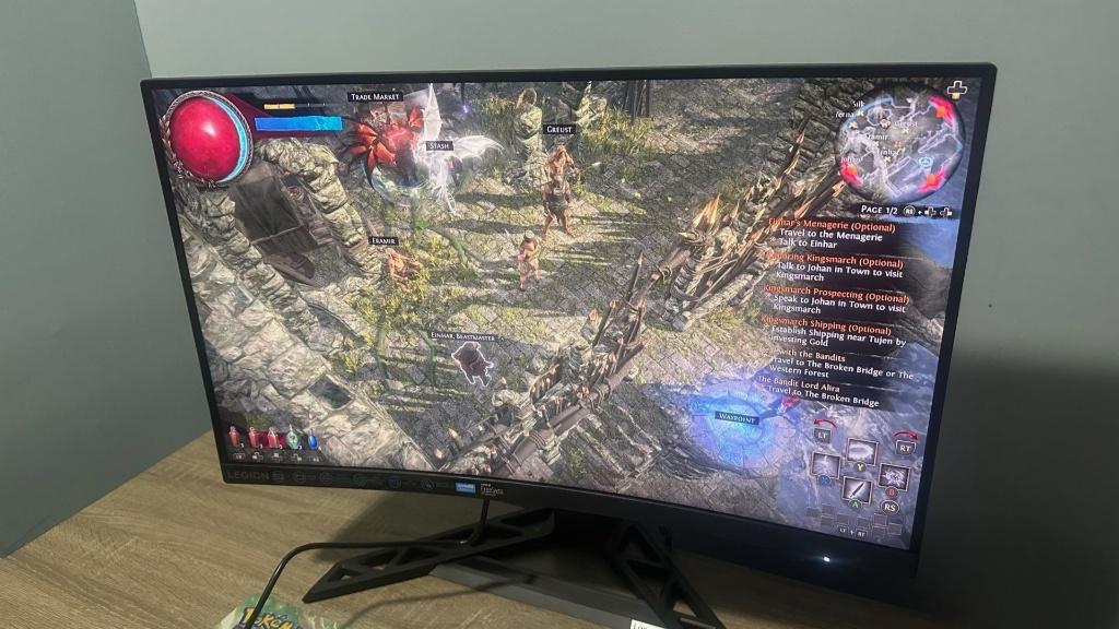 Lenovo Legion 32 pouces QHD incurvé 180 Hz HDR, Informatique & Logiciels, Moniteurs, Gaming, Haut-parleurs intégrés, 151 à 200 Hz