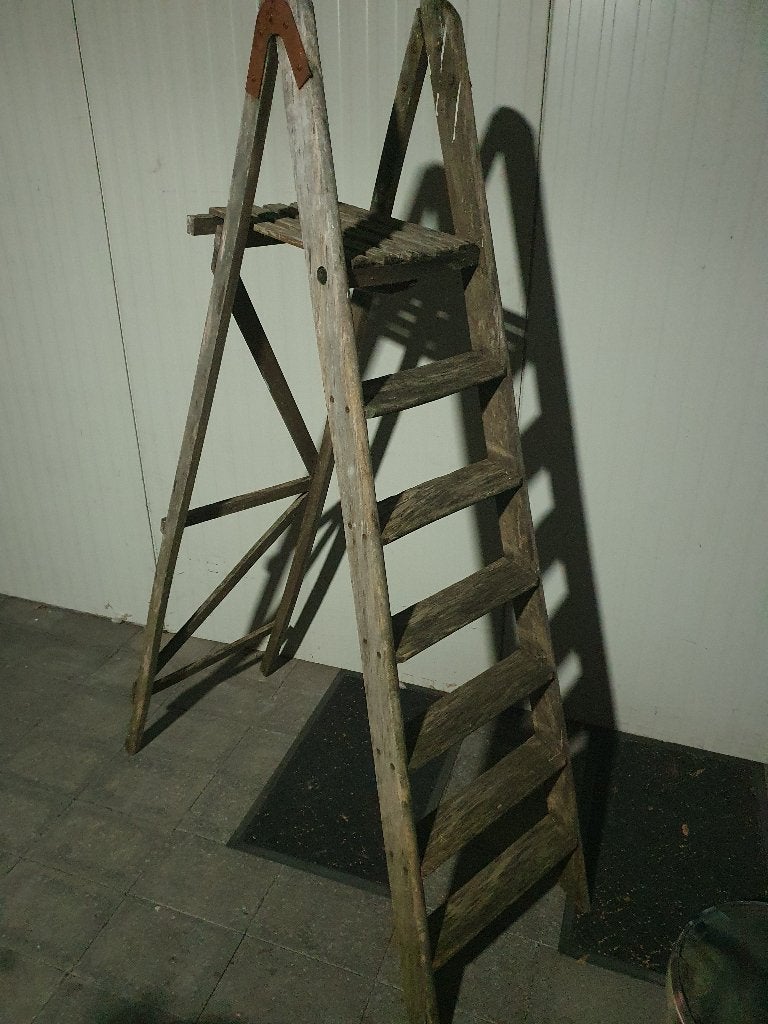 Trapladder hardhout, Doe-het-zelf en Bouw, Ophalen