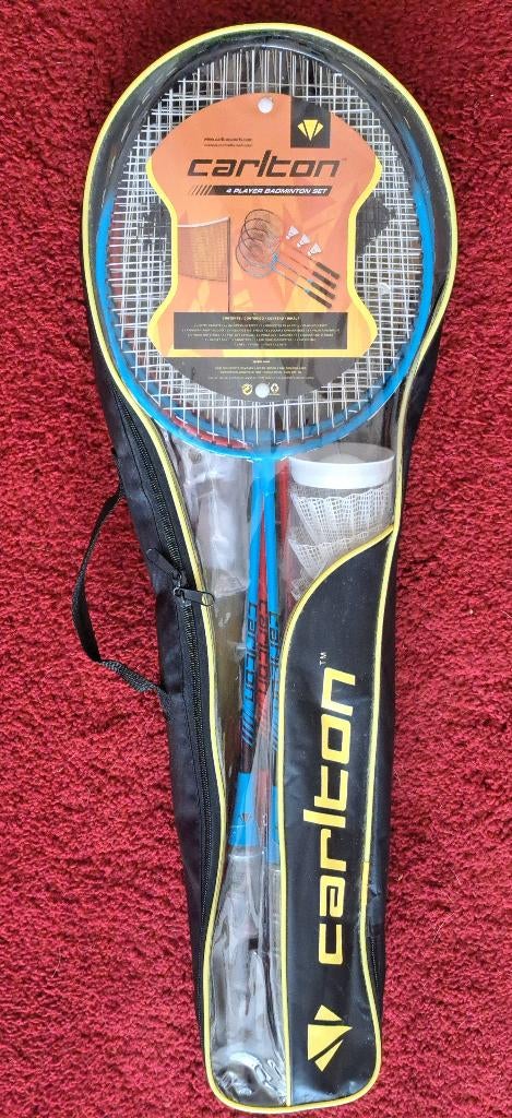 Badmintonset voor 4 spelers - Carlton, Sport en Fitness, Ophalen of Verzenden, Nieuw