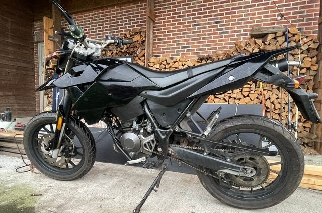 KSR moto 50cc schakelbrommer zwart, Fietsen en Brommers, Ophalen, Gebruikt