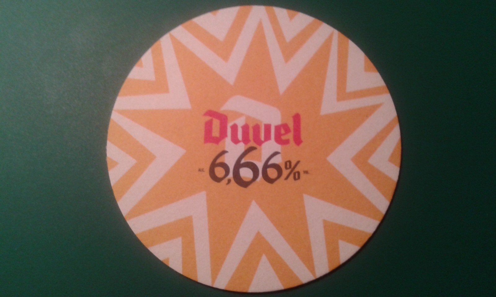 Tapis à bière DUVEL 6,66 %, Enlèvement ou Envoi, Neuf, Duvel
