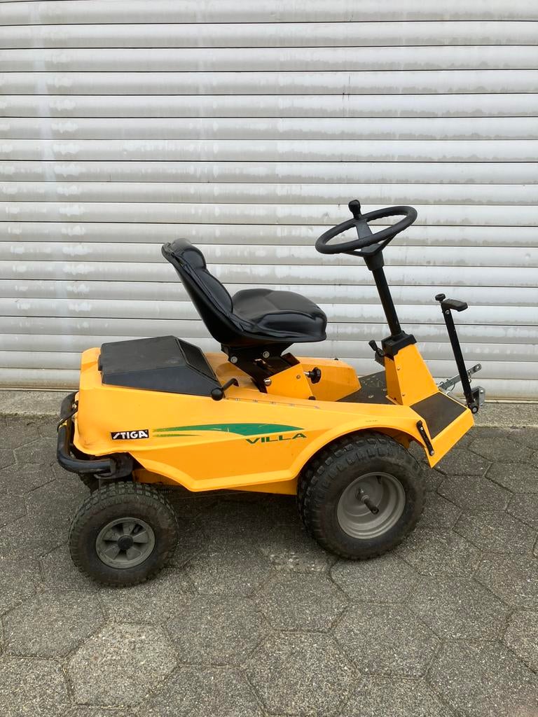 Stiga villa 2x grasmaaier zitmaaier, Ophalen, Gebruikt, Mulchfunctie, Minder dan 90 cm
