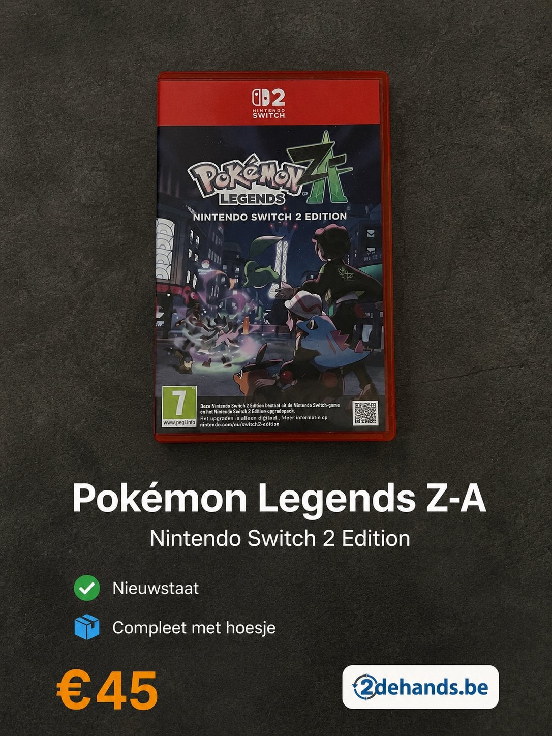 Pokémon Legends Z-A – Nintendo Switch 2 Edition, Online, Enlèvement ou Envoi, Comme neuf, À partir de 7 ans