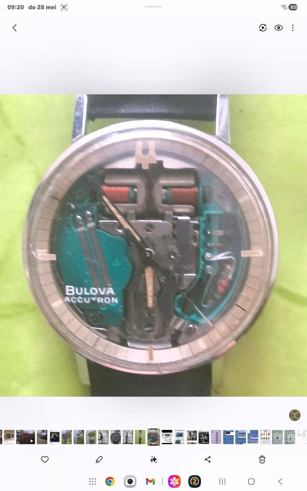 Bulova, Handtassen en Accessoires, Horloges | Antiek, Ophalen of Verzenden, Bulova
