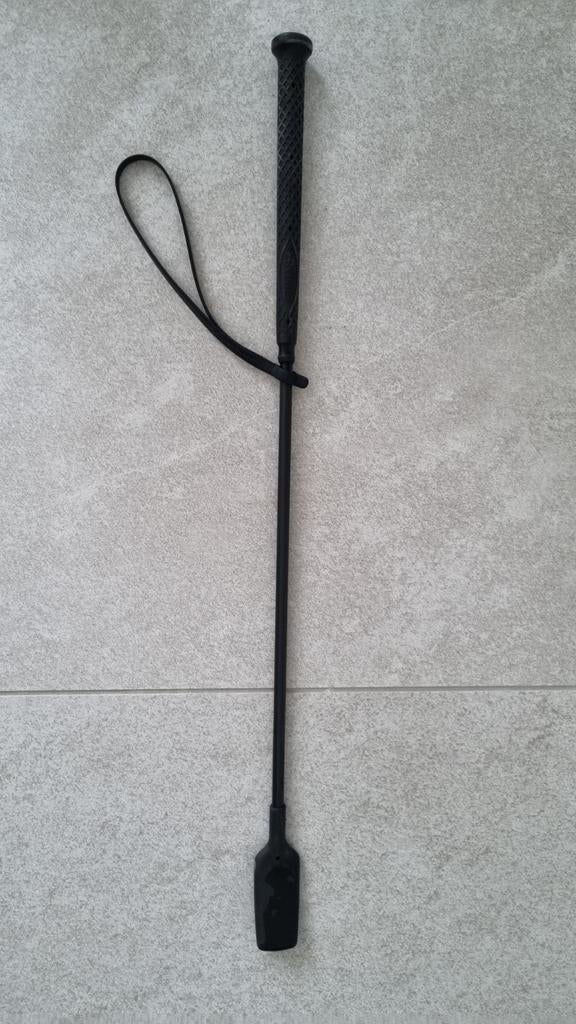 Paardrij zweep 55cm zwart, Dieren en Toebehoren, Ophalen