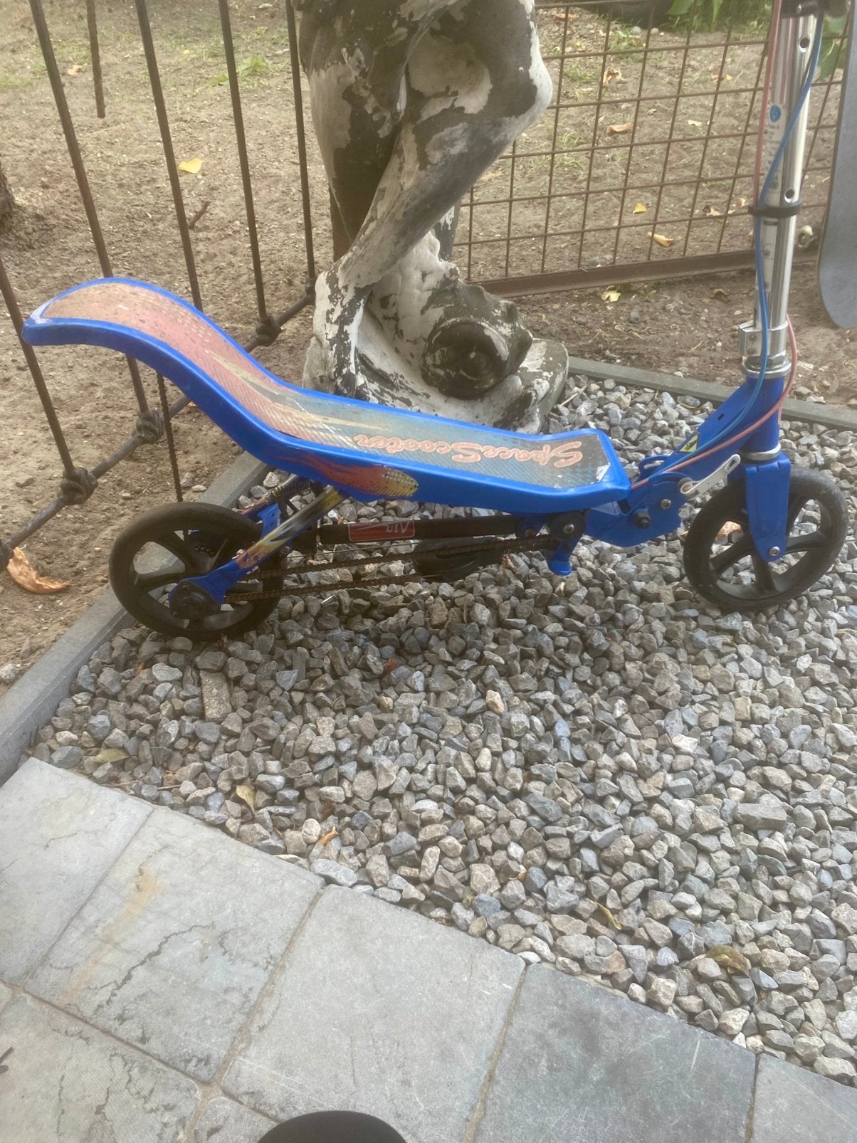 step met ketting aandrijving, Fietsen en Brommers, Steps, Ophalen, Zo goed als nieuw