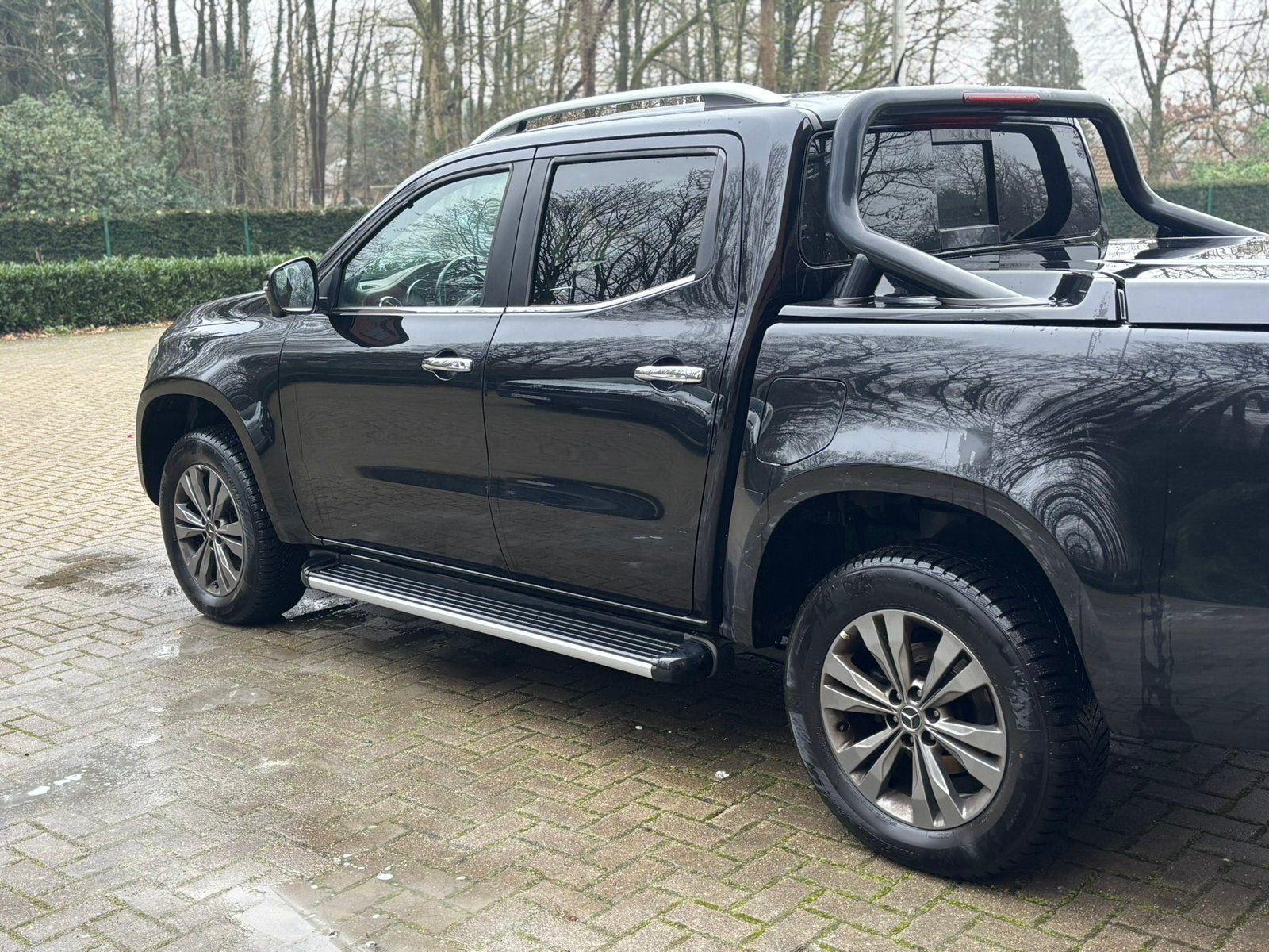 Mercedes X250 Power Edition LED-sleutel Less Go, Auto's, Lederen bekleding, Beige, Leder, Particulier