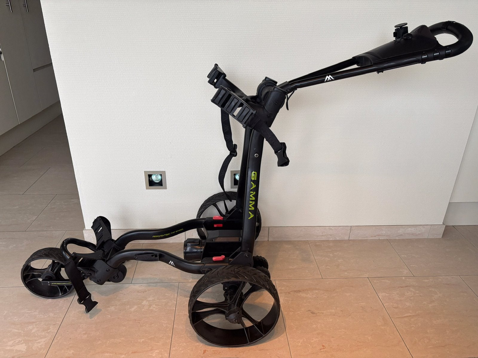 Elektrische golf trolley big max, Ophalen, Gebruikt, Golfkar, Overige merken