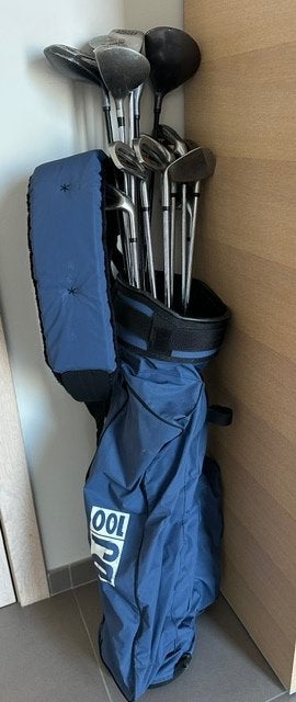 Golfset + Tas, Sport en Fitness, Golf, Ophalen, Gebruikt, Set