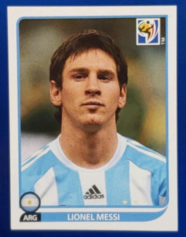 ! Gezocht ! Sticker Lionel Messi WK 2010, Hobby en Vrije tijd, Ophalen of Verzenden, Nieuw, Sticker