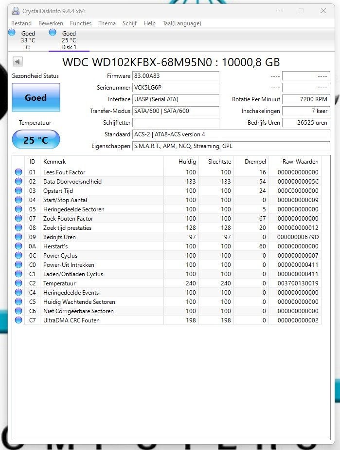 4x WD Red Pro 10TB met fabrieksgarnatie, Computers en Software, Harde schijven, Intern, Ophalen of Verzenden, Zo goed als nieuw