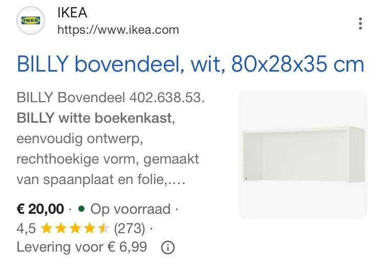 Ikea, Ophalen, Nieuw, Wit