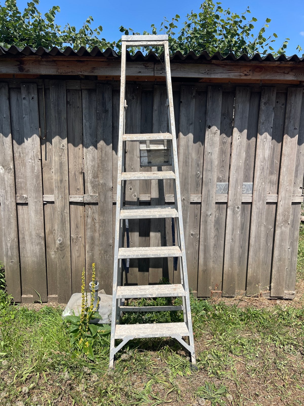 Ladder met 6 treden, Ophalen, Gebruikt, Ladder