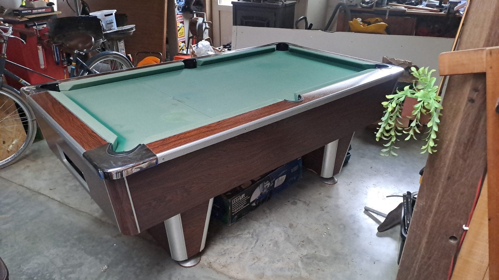 Biljart/pool 70s, Ophalen