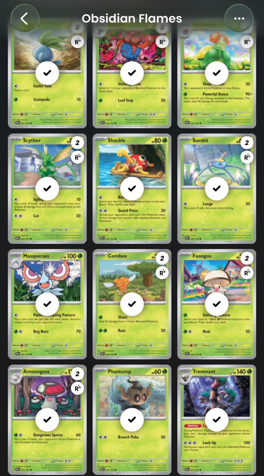 Pokémon Obsidian Flames (Complete Set), Enlèvement