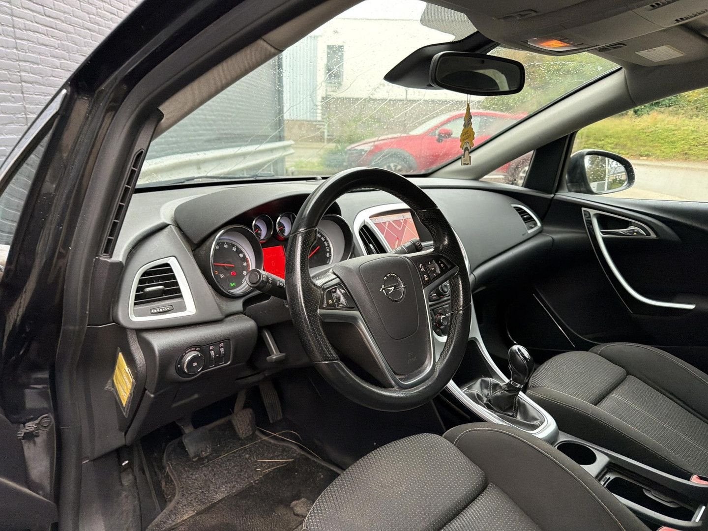 Opel Astra Sports Tourer 1.4 Turbo Cosmo | Cruise | Climate, Auto's, Zwart, Zwart, Bedrijf, Verwarmde buitenspiegels