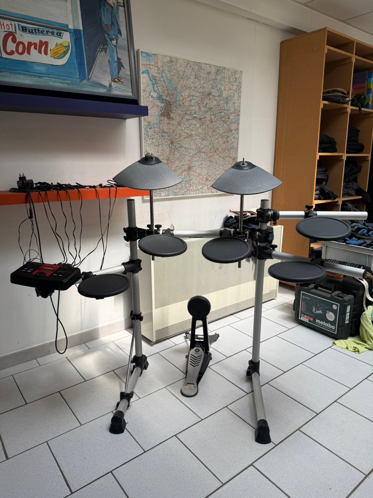 Yamaha DTXplorer Elektronisch Drumstel + Handleiding, Muziek en Instrumenten, Drumstellen en Slagwerk, Ophalen, Zo goed als nieuw