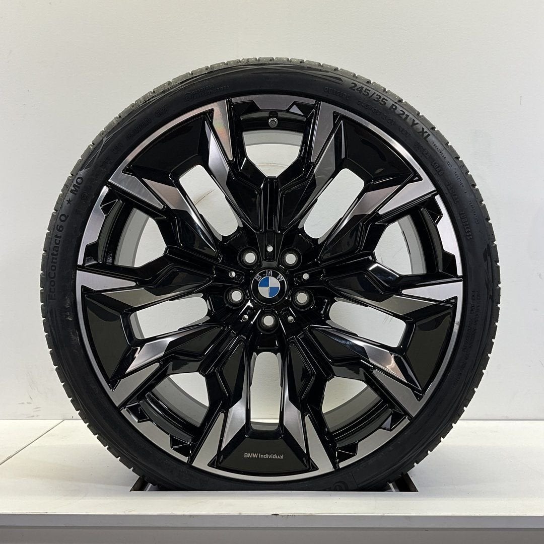 NIEUW BMW 5 SERIE G60 G61 BREEDSET VELGEN + ZOMERBANDEN 21 I, Gebruikt, 255 mm, -, -