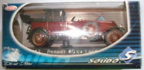 Renault 40 CV Landaulet Solido 1/43 1:43, Hobby & Loisirs créatifs, Voitures miniatures | 1:43, Comme neuf, Voiture, Solido, Envoi