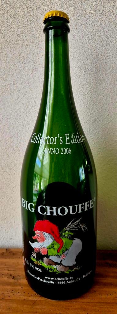 lege BIG CHOUFFE fles bier 2006 collectors edition, Verzamelen, Biermerken, Ophalen of Verzenden